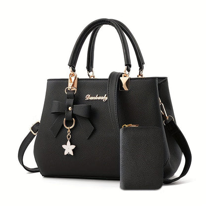Chic Bow Decor Handbag For Women