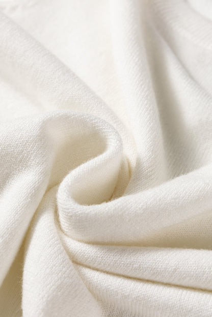 White Slim Sweater For Women Stylish Fit