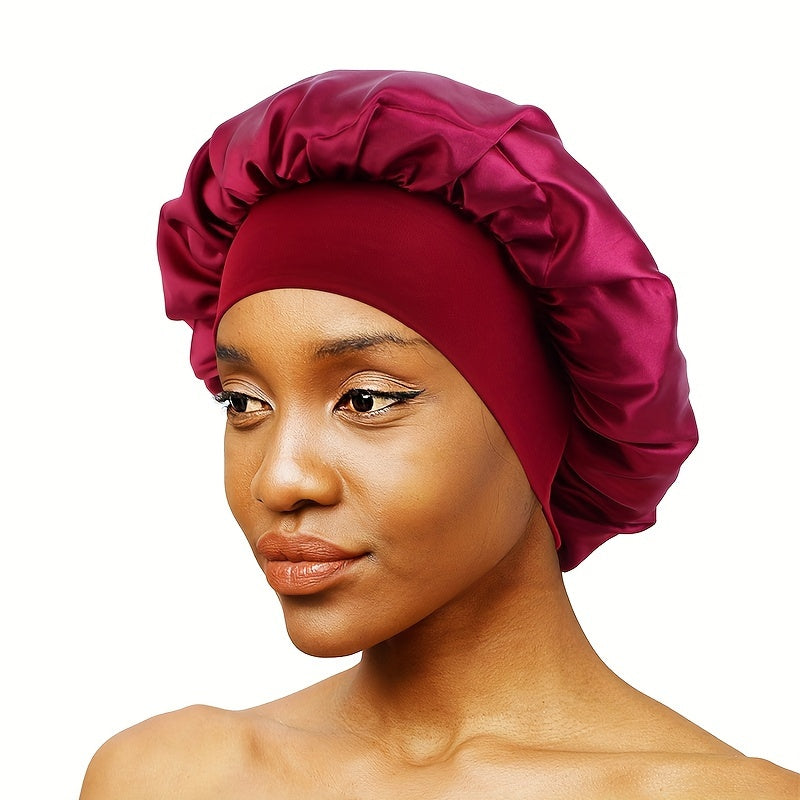 Satin Bonnet Set For Women 4 Colors