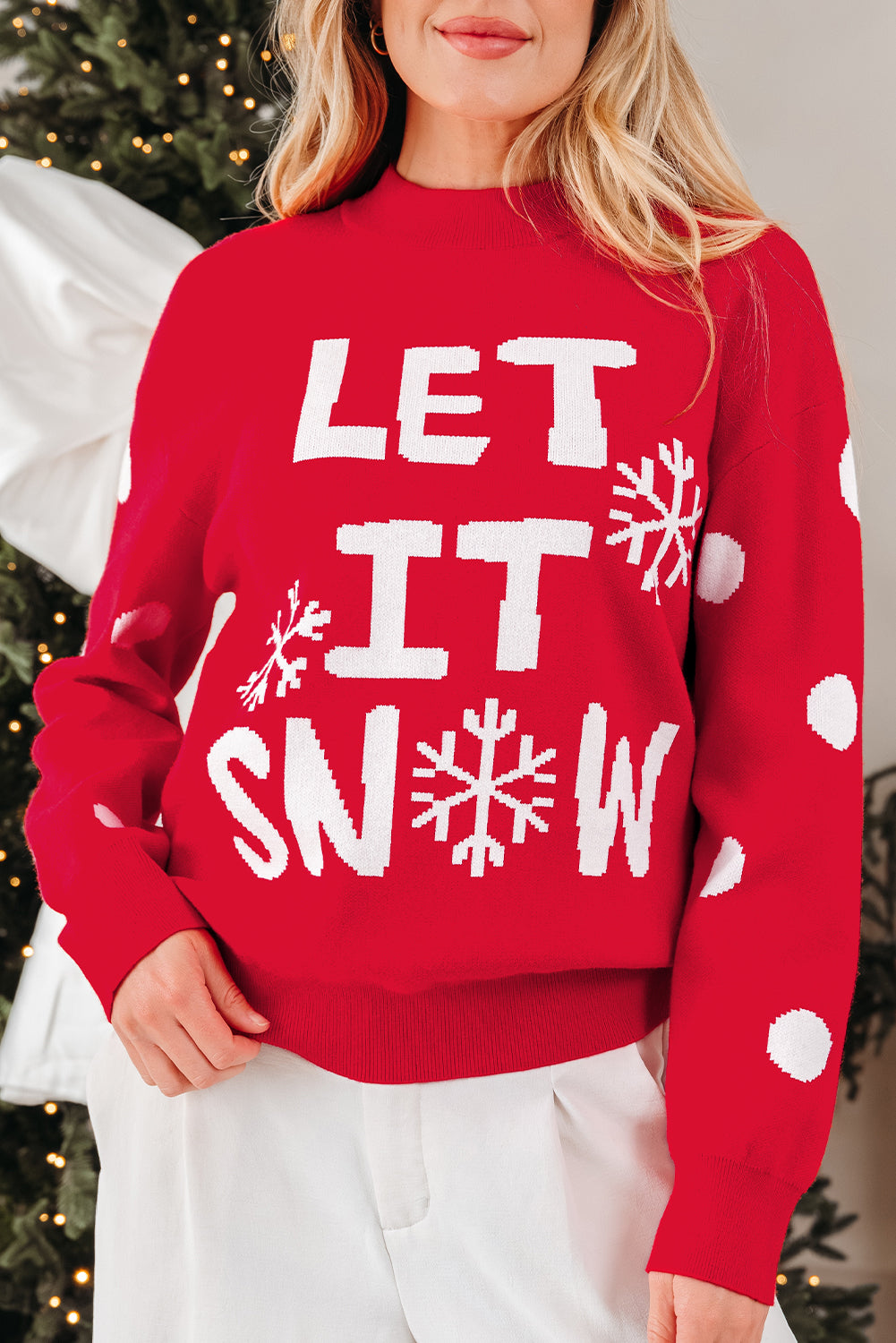 Let It Snow Christmas Sweater For Festive Style