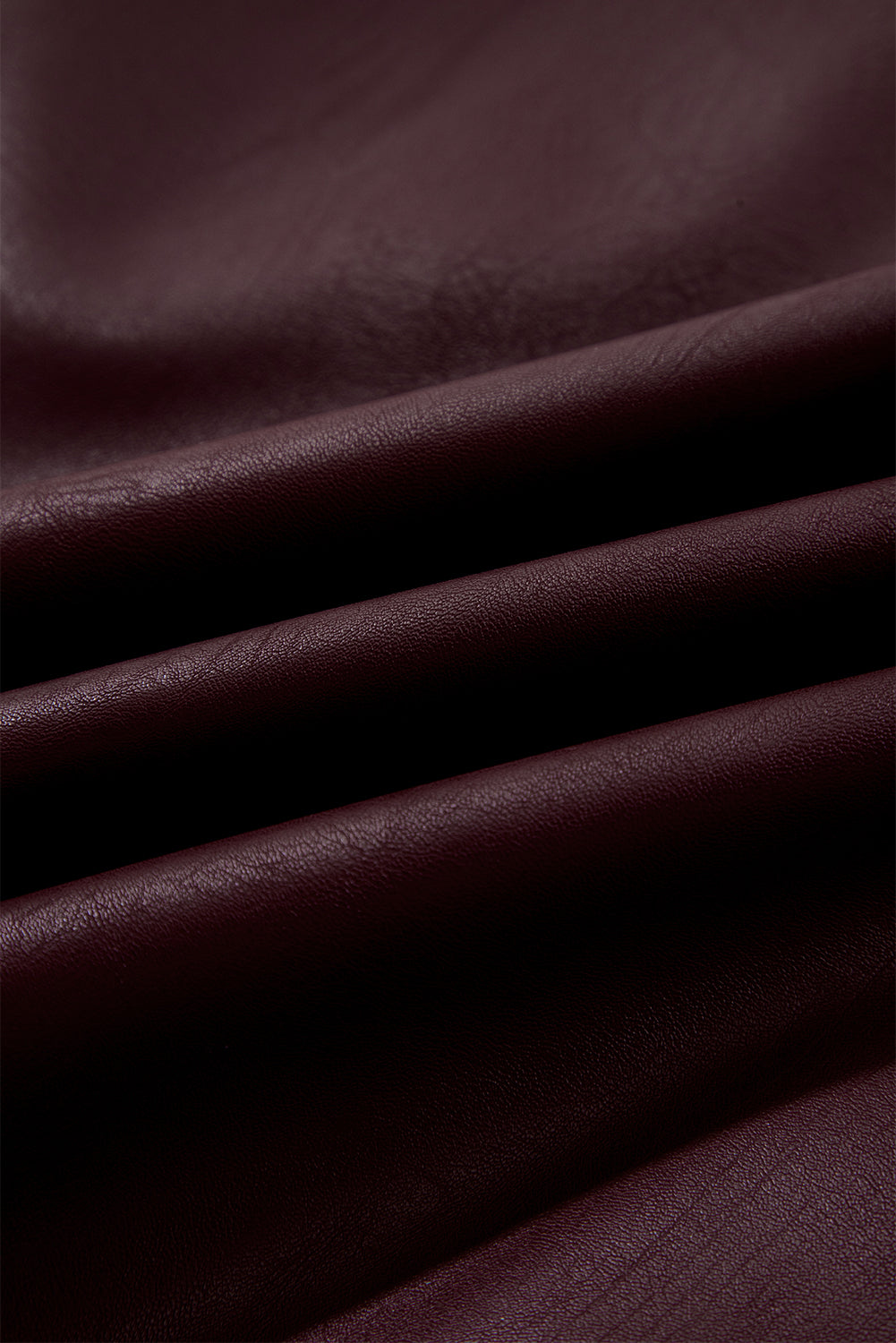 Vegan Leather Mini Dress Sleeveless A-Line