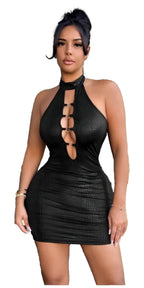 Bodycon Mini Dress With Cutout Detail