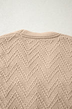 Pearl Embellished Cardigan For Stylish Comfort