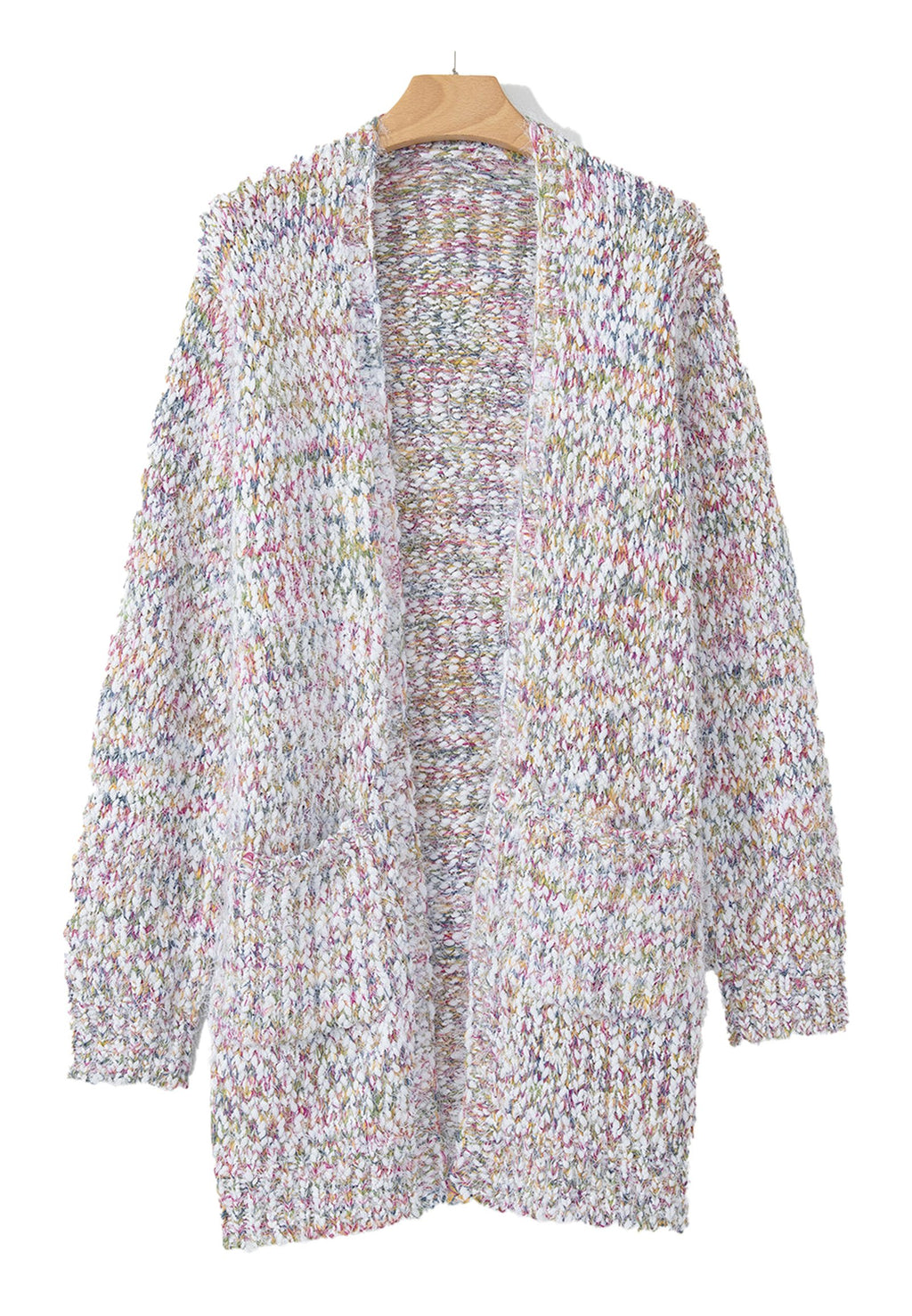 Pink Confetti Knit Cardigan For Stylish Looks