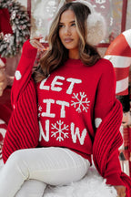 Let It Snow Christmas Sweater For Festive Style