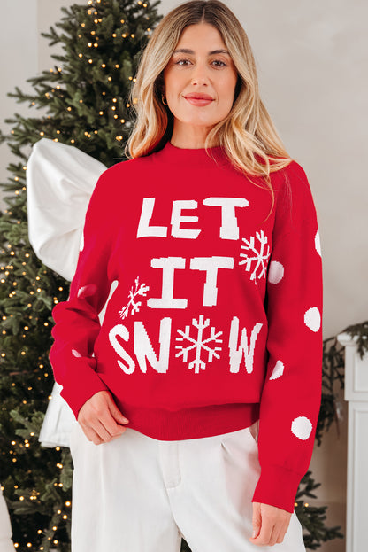 Let It Snow Christmas Sweater For Festive Style