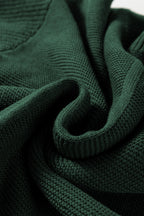 Mist Green Loose Sweater For Trendy Looks