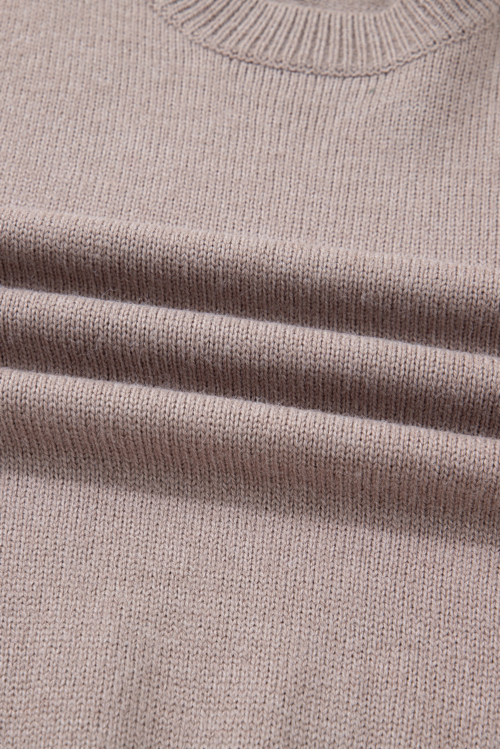 Beige Embroidered Floral Sweater