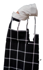 Black Plaid Open Cardigan For Chic Style