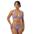 Elegante bikini de tiras de dos piezas | Ropa de playa de moda para mujer