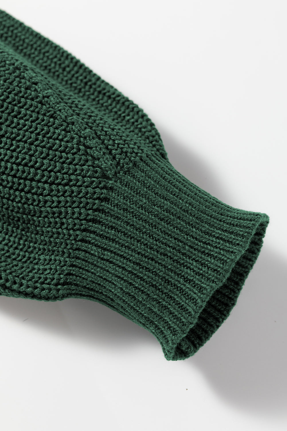 Mist Green Loose Sweater For Trendy Looks