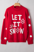 Let It Snow Christmas Sweater For Festive Style