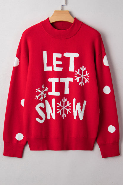Let It Snow Christmas Sweater For Festive Style