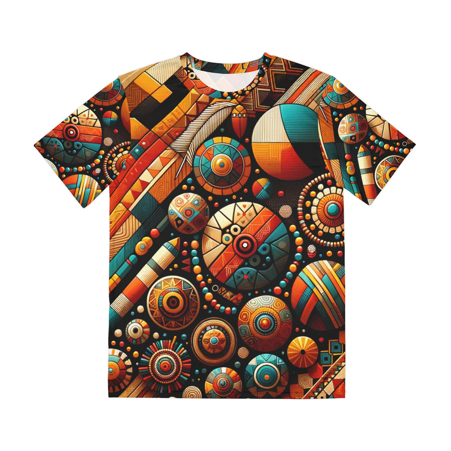 African Abstract T Shirt For Men Stylish