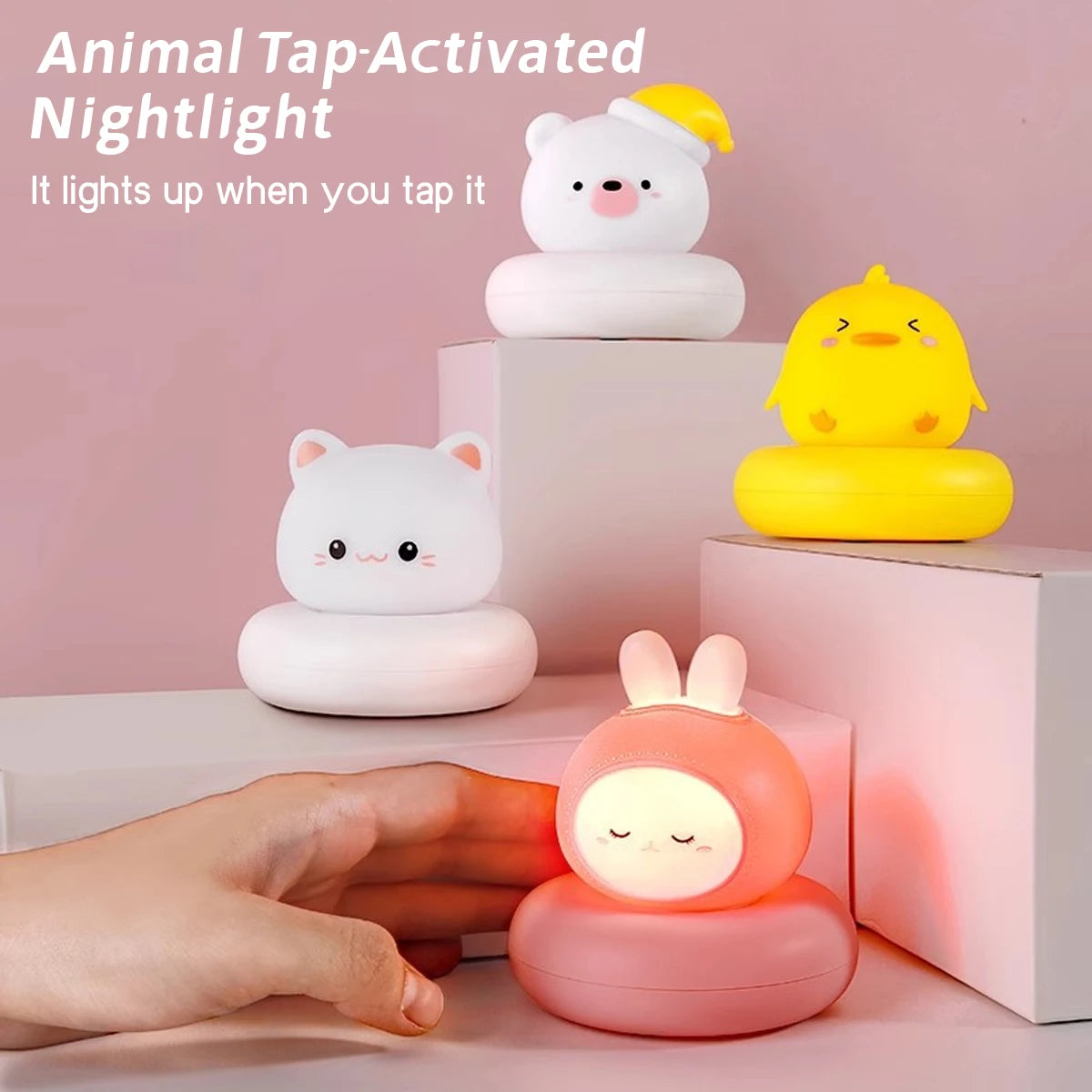 LED Light Night Light - Cute Pet Sleep Companion