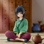 LuckeLadybug anime figure of a girl in green attire sitting on a tatami mat