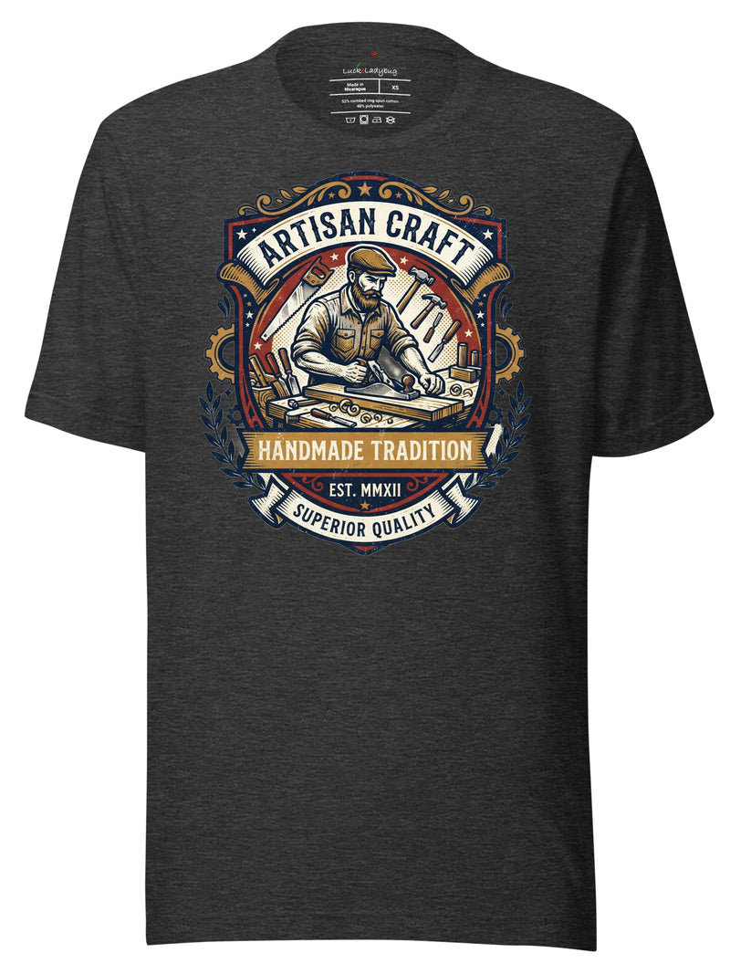 Artisan Craft Graphic Tee Clothing featuring a vintage design and quality craftsmanship print