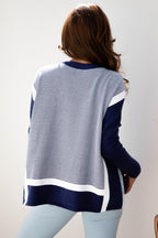 Green Stripe Oversized Sweater