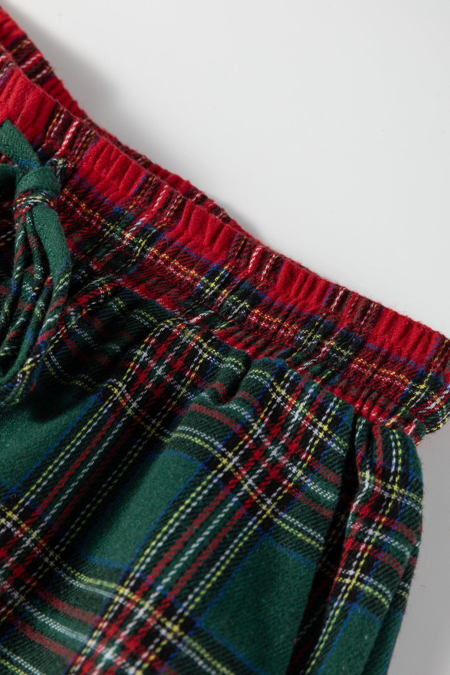 Red Plaid Christmas Pajamas Set For Women