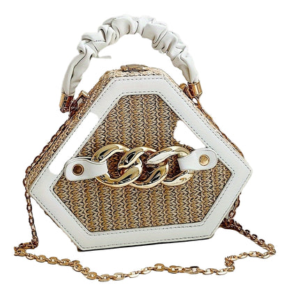 Interior View of Stylish Niche Shaped Satchel Bag