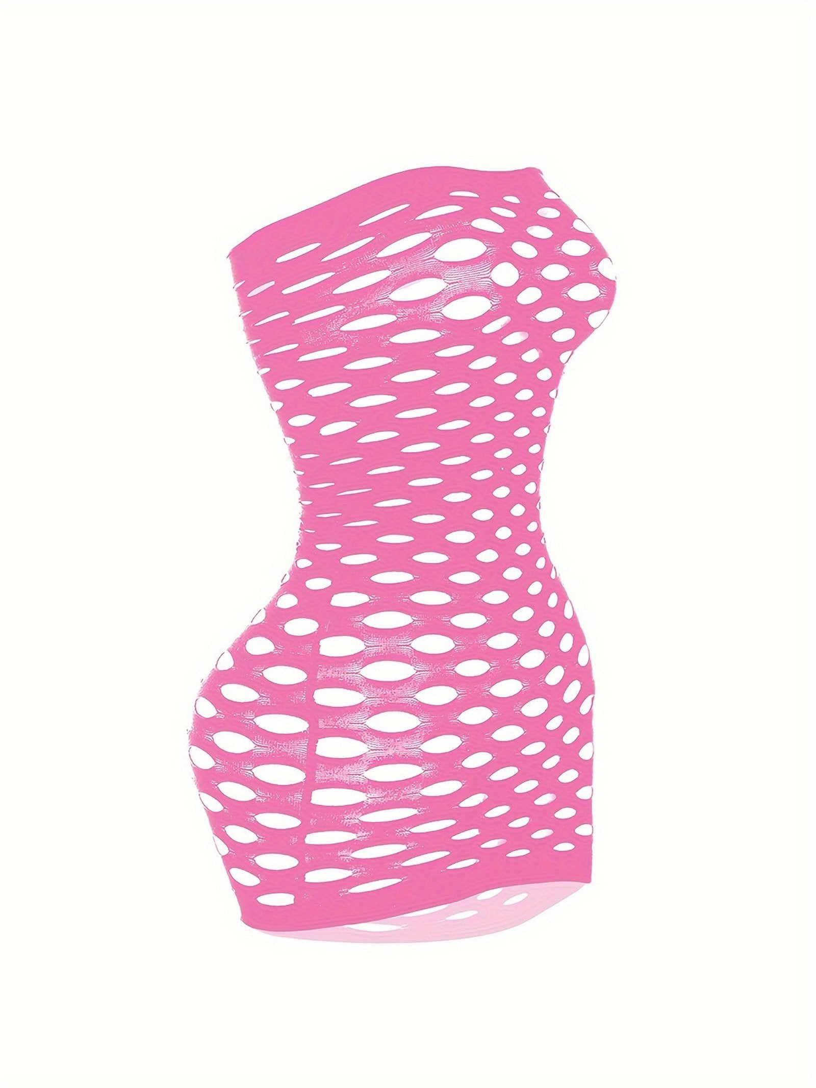 Alluring Ripped Fishnet Bodycon Dress - Ultra-Sexy Women's Lingerie