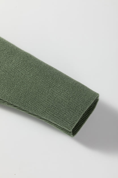 Green Stripe Oversized Sweater