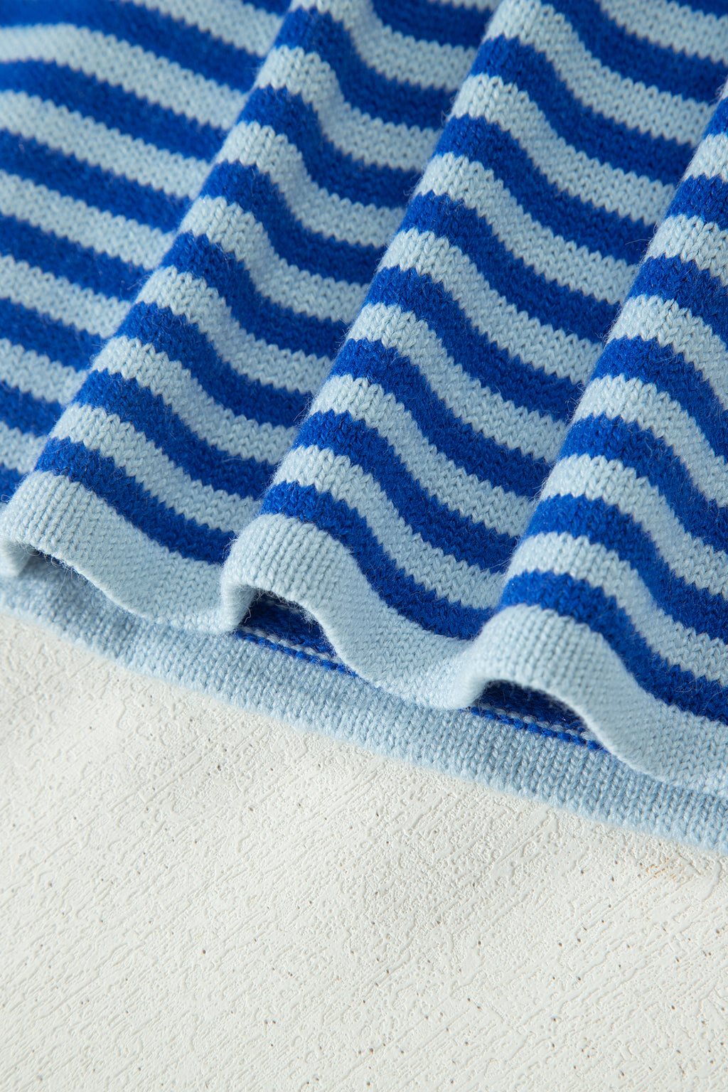 Cable Knit Cardigan Men in Striped Design