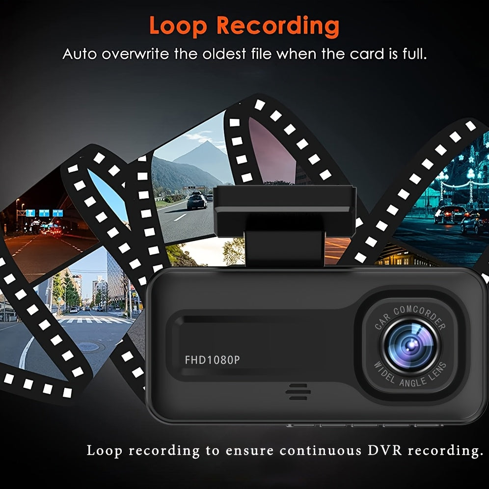 3 Channel Dash Cam 2k With Dual Lens