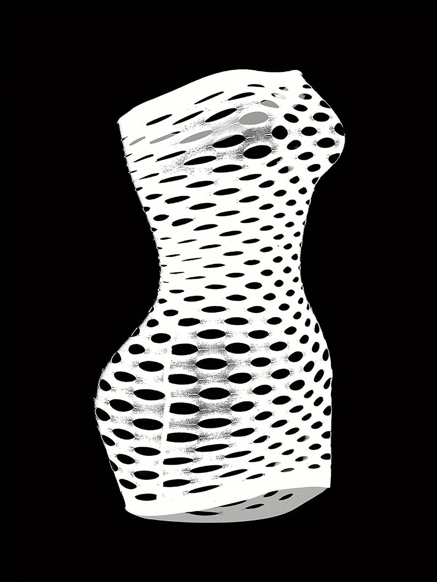 Alluring Ripped Fishnet Bodycon Dress - Ultra-Sexy Women's Lingerie