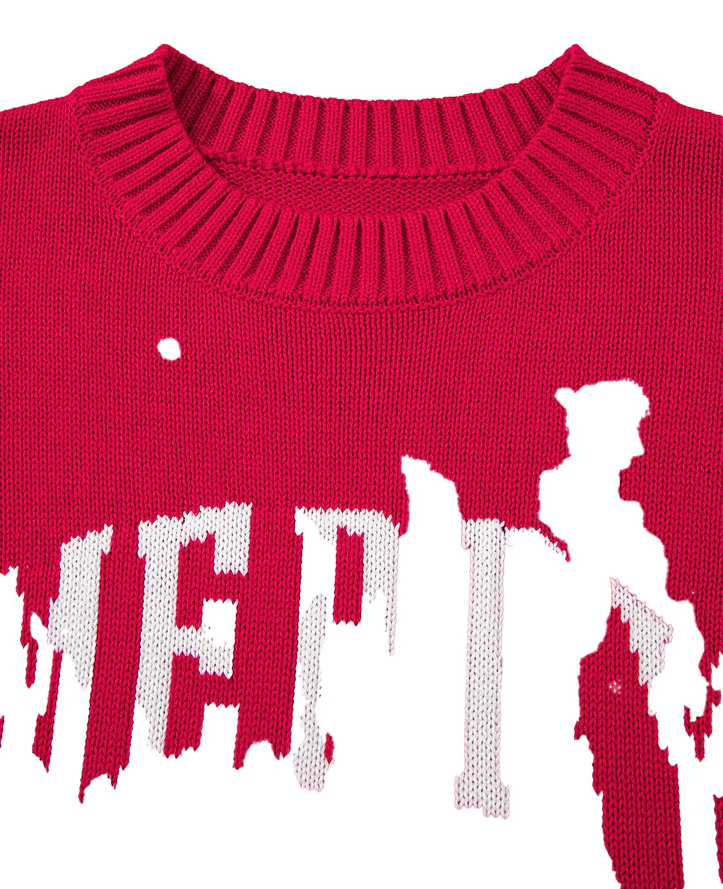 Fiery Red Christmas Sweater For Festive Cheer