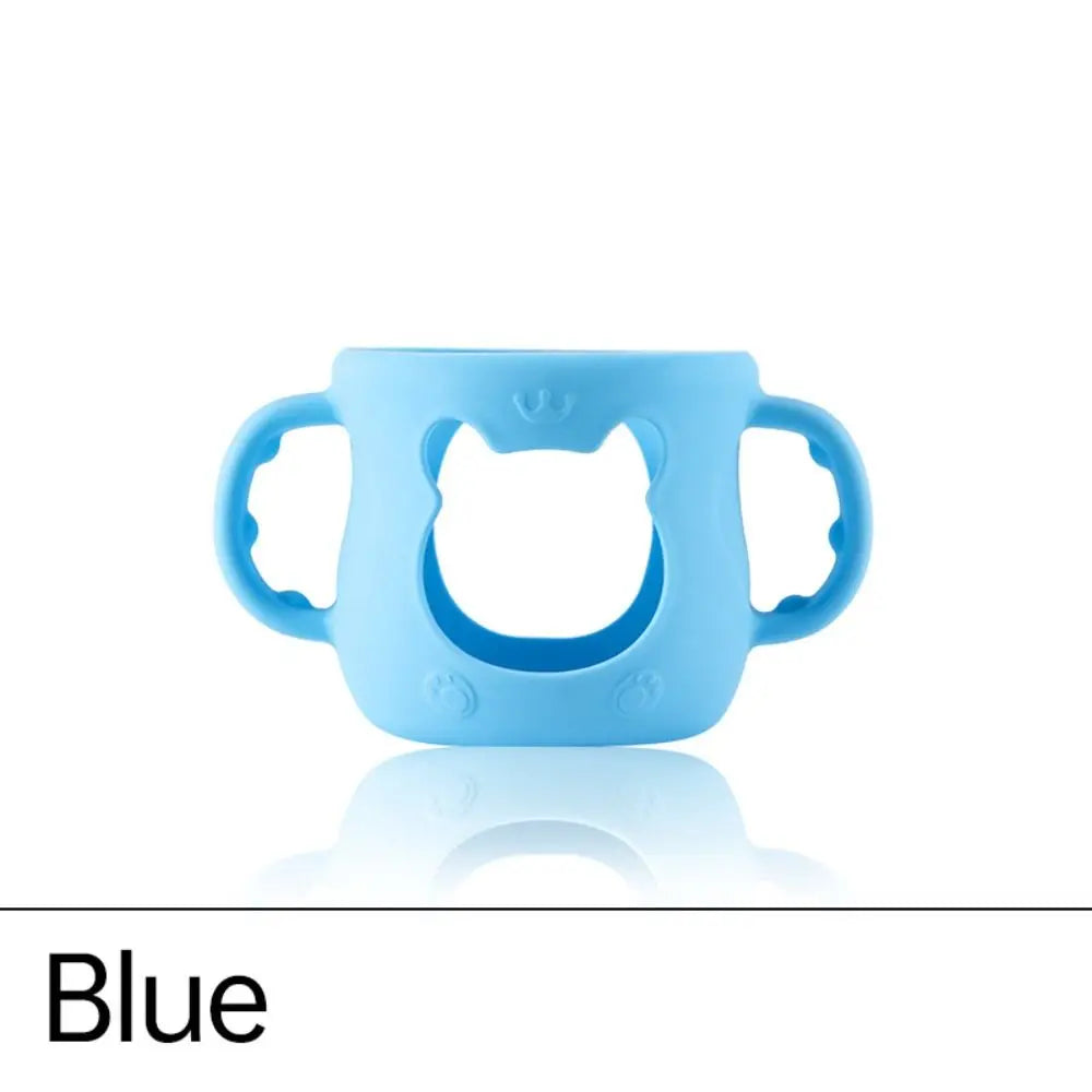 LuckeLadybug LLC Blue Baby Bottle Warmer with Easy Grip Handles for Comfortable Use
