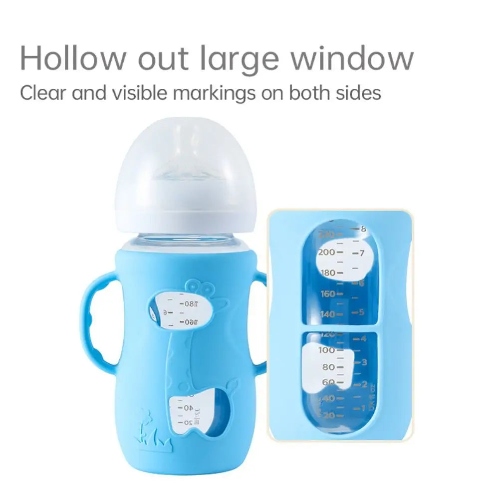 LuckeLadybug LLC baby bottle warmer with clear markings and large window for easy visibility