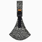 LuckeLadybug LLC baby carrier in leopard print design for comfortable baby wearing