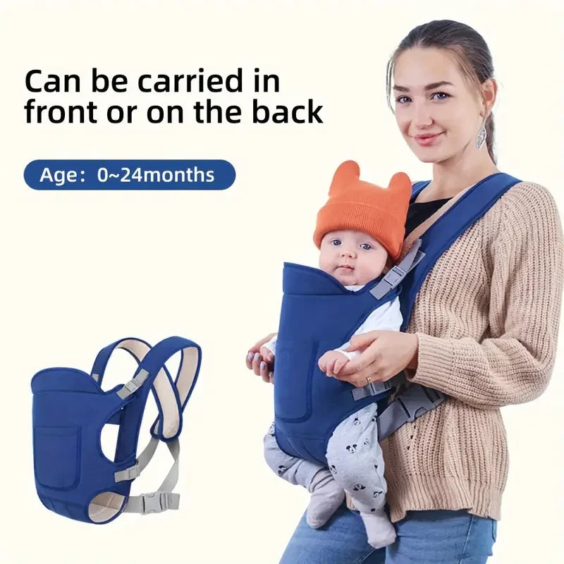 LuckeLadybug LLC Baby Carrier for infants 0-24 months, versatile front and back carrying options