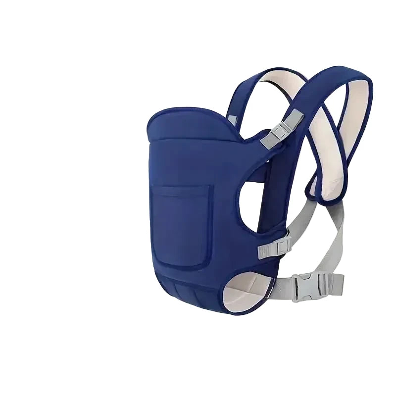 LuckeLadybug LLC Baby Carrier in navy blue with ergonomic design and adjustable straps for comfort