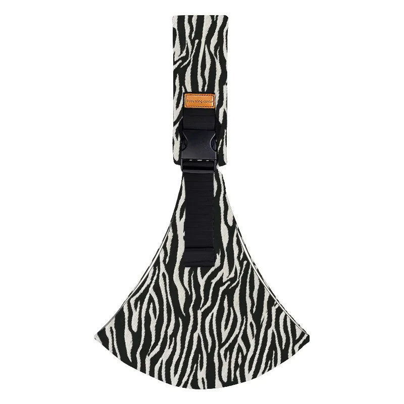 LuckeLadybug LLC Baby Sling in Black and White Zebra Pattern for Comfortable Baby Wearing