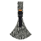 LuckeLadybug LLC Baby Sling in Black and White Zebra Pattern for Comfortable Baby Wearing