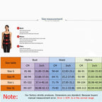 Size guide for LuckeLadybug LLC babydoll dress featuring measurements for bust, waist, and hips