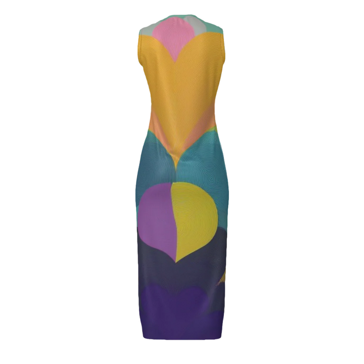 LuckeLadybug,Womens,Fashion,Dress,Tank Dress,Abstract