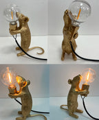 Battery LED Table Lamp - Cute Mouse Design
