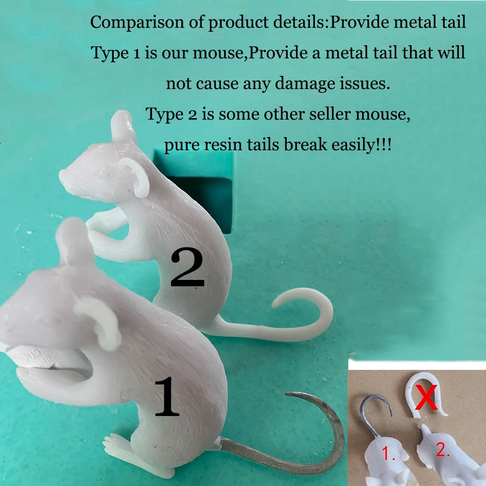 Battery LED Table Lamp - Cute Mouse Design