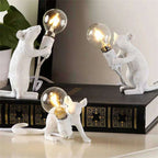 Battery LED Table Lamp - Cute Mouse Design