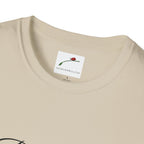 LuckeLadybug beige be still bible verse t shirt with round neckline and cotton fabric