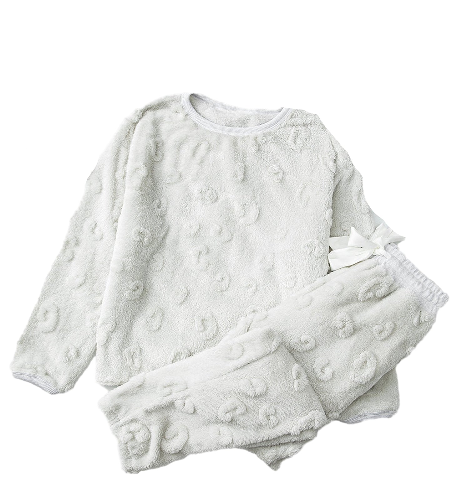 Light Grey Leopard Lounge Set For Comfort