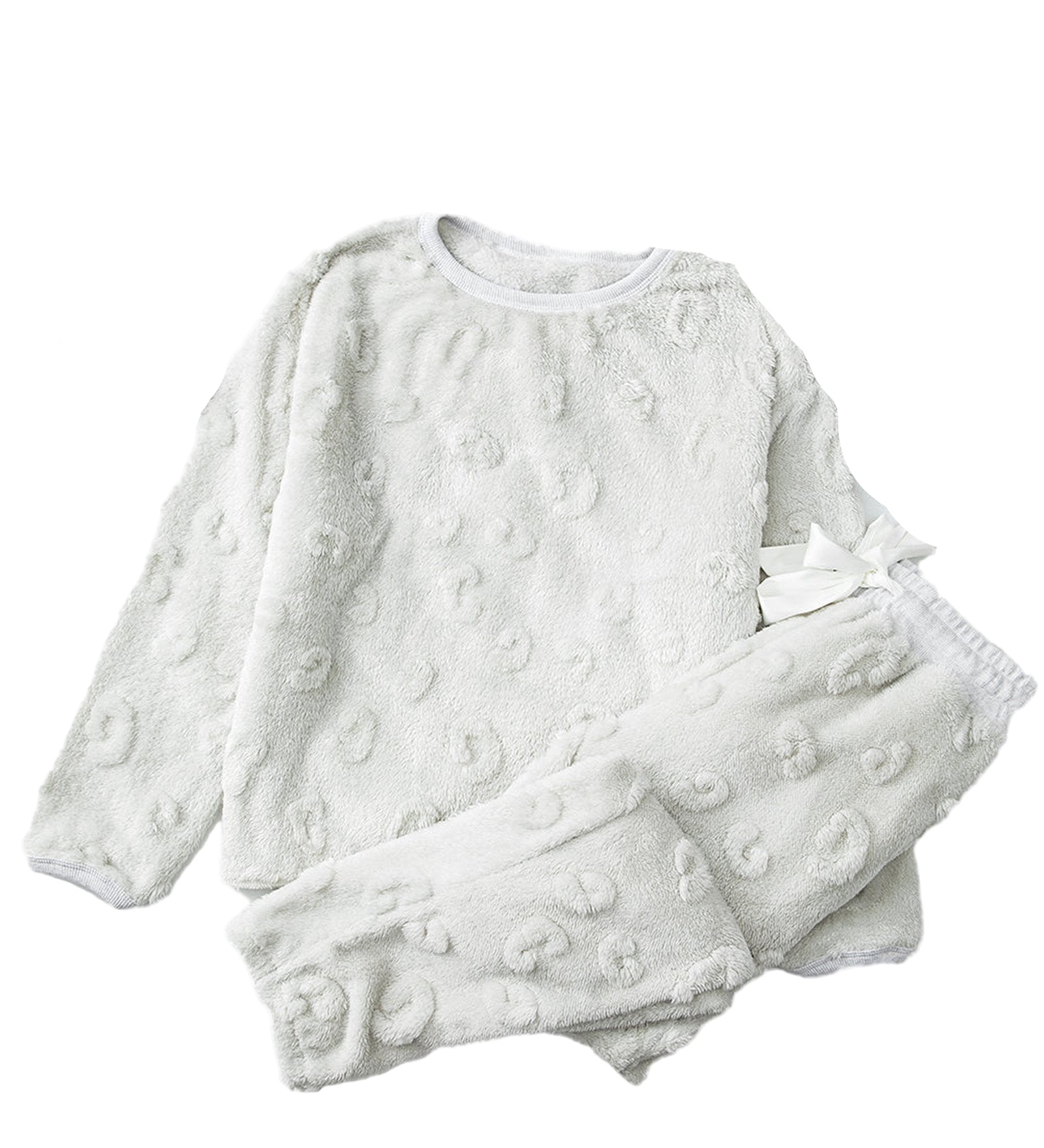 Light Grey Leopard Lounge Set For Comfort