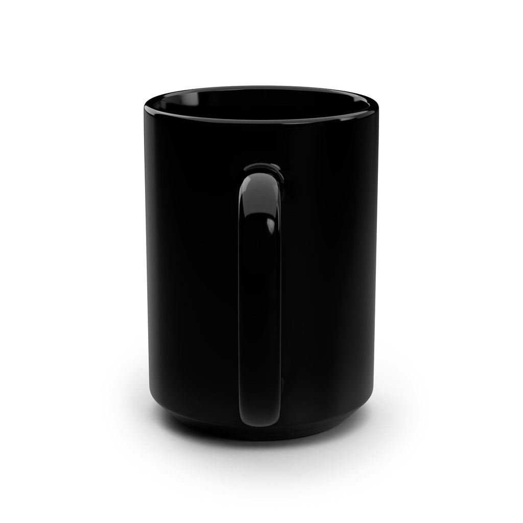 Black ceramic best mom ever coffee mug with a glossy finish and classic handle design