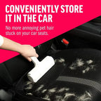 Pet hair comb for car use, ideal for keeping seats clean with the best pet hair vacuum cleaners