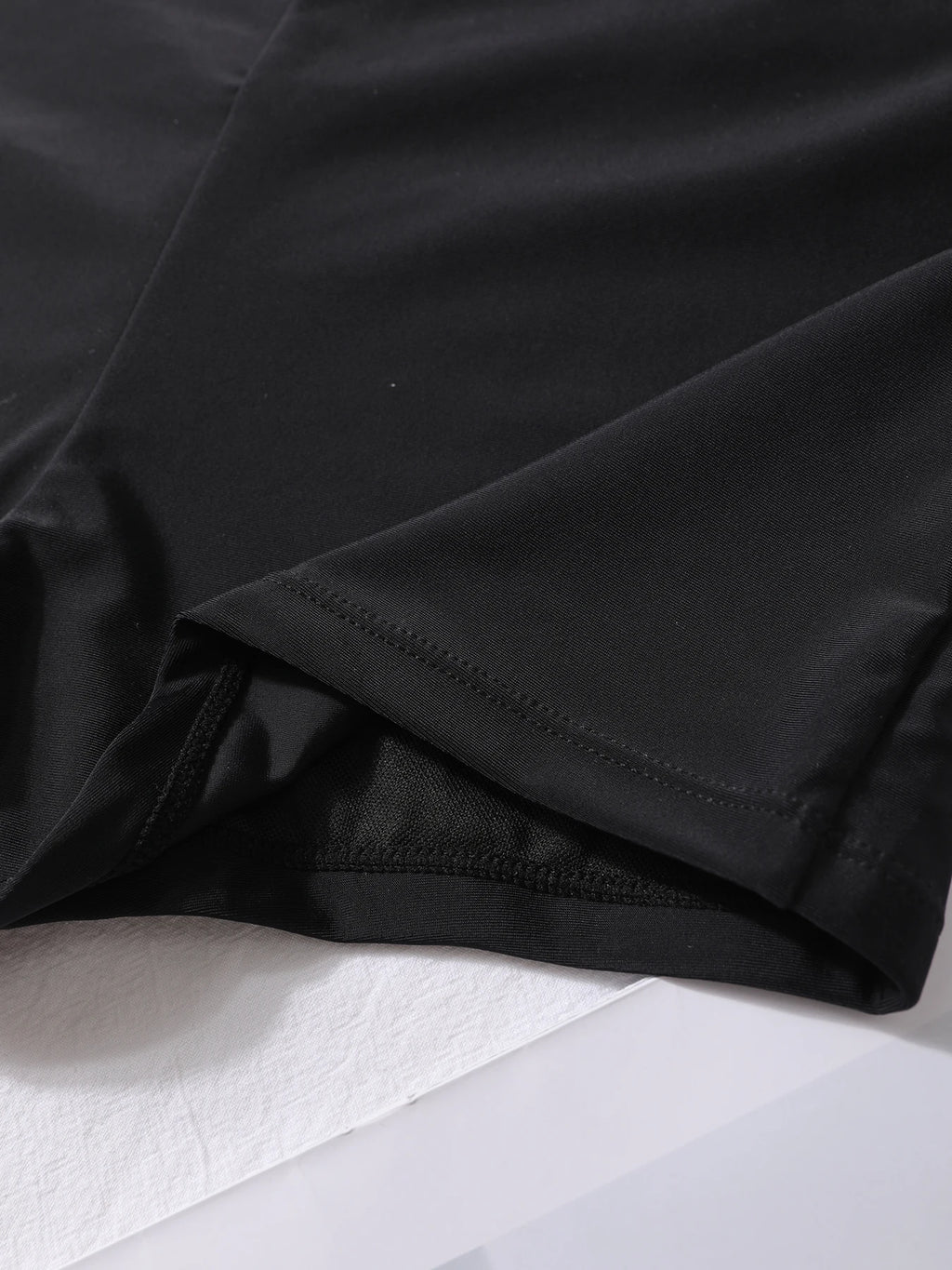 Black High Waist Bikini with Smooth Fabric from LuckeLadybug LLC, featuring a stylish beugel bikini set