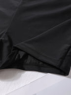 Black High Waist Bikini with Smooth Fabric from LuckeLadybug LLC, featuring a stylish beugel bikini set