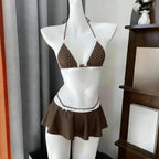 Beugel Bikini Set with Skirted Bottom